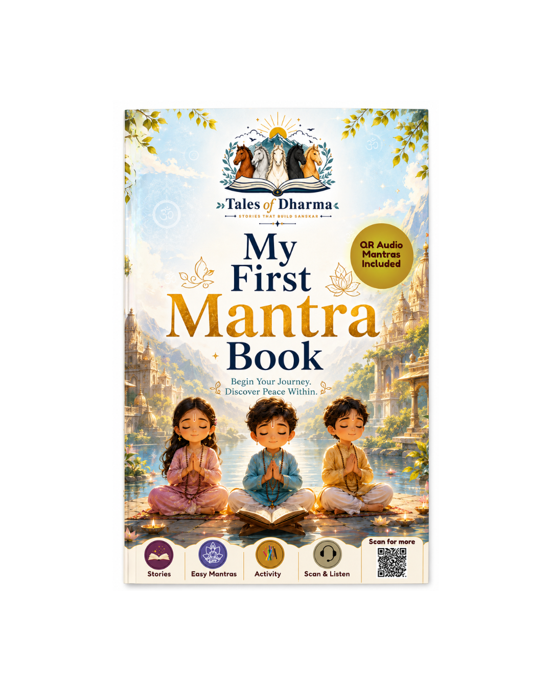 My First Mantra Book cover – Tales of Dharma best book for kids