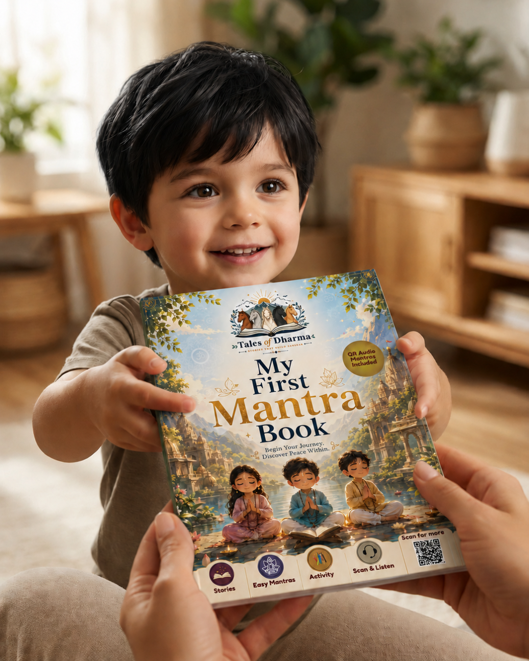 Tales of Dharma Mantra Book for kids – best Hindu book for children
