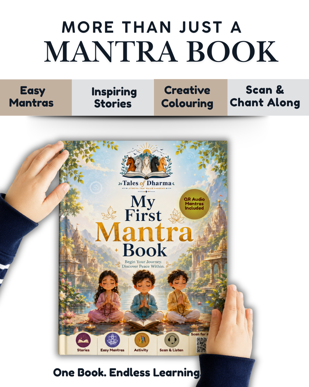 Tales of Dharma Mantra Book for kids – best Hindu book for children